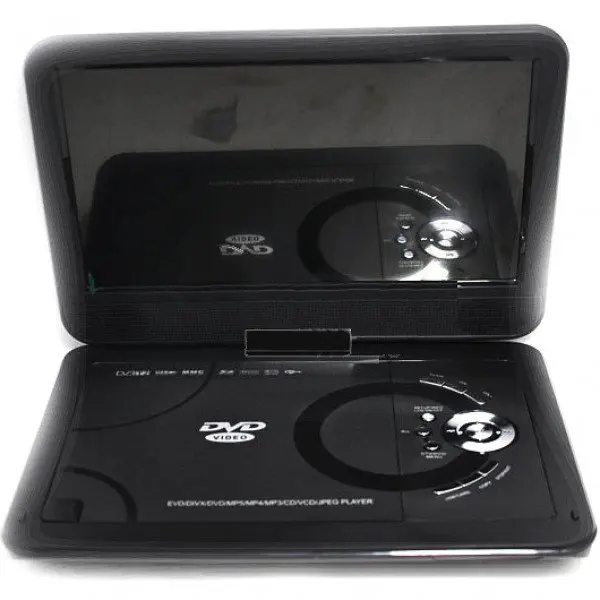 Портативный DVD плеер с цифровом тюнером DVB-T2 LS-104T Eplutus(Черный