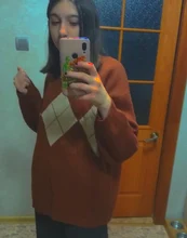 Jerséis de estilo coreano con estampado geométrico para otoño e invierno, jerséis de punto holgados de gran tamaño con cuello redondo, jersey de Mujer