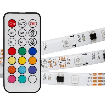 

LED strip & le; 12v CX3 RGB-remote (10mm, 7.2W, IP65) 1 set Arlight 021213(1)