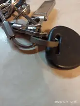 Llaveros de aleación de titanio para hombre, llaveros de anillos pendiente hebilla superligero para coche, regalo creativo masculino, venta al por mayor