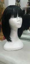 Human-Hair-Wigs Bang Bob Wigs No-Lace Angelbella Remy Full-Machine Straight Brazilian