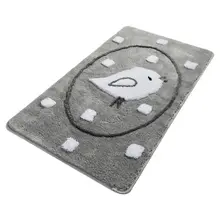 Коврик для ванной-коврики | коврик для ванной нескользящие Противоскользящие коврики Birdie серый 60X100 см