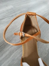 RU Stock alta calidad nueva llegada al por mayor niñas niños/niños tango salón de baile salsa Latino zapatos de tacón bajo