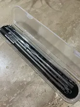 4 unids/set espinilla agujas negro puntos limpiador de acero inoxidable lugar acné Extractor tratamiento aguja cara limpieza, cuidado herramienta