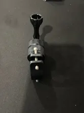 Clip de aluminio para bicicleta, adaptador de manillar de bicicleta giratorio de 360 grados, soporte de cámara para GoPro 9 8 7 Yi 4K Sjcam