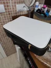 Estuche profesional de cuero para guardar cosméticos, bolso de almacenamiento de gran capacidad para viaje, neceser para maquillaje