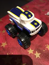 Alta calidad 6 unids/set Blaze juguetes ruso Crusher camión vehículos figura Blaze juguete regalos para los niños