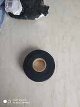 Rollo de cinta de tejido adhesivo, arnés de cableado para coche, color negro, 25M