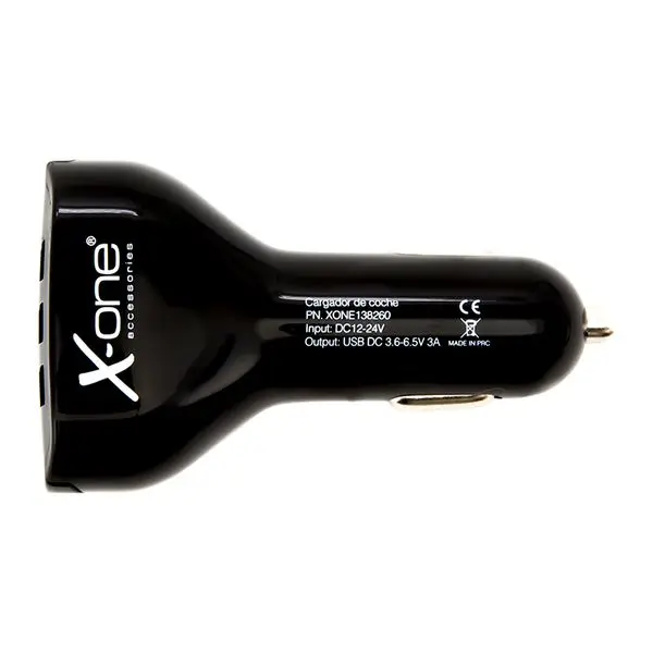 Автомобильное зарядное устройство Ref. 138260 3 x USB-A черный