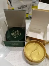 Mascarilla de colágeno con perlas negras, parches de Gel hidratante Natural para los ojos, elimina las ojeras, bolsa antiedad, cuidado de la piel, 60 uds.