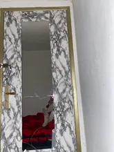 Marble Wallpaper Self-Adhesive Oil-Proof Kitchen Countertop Bathroom Home Improvement