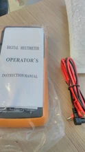 Multímetro Digital profesional DT9205A, medidor Manual de rango de voltaje, valores eficaces verdaderos, probador de transistores, herramienta de electricista