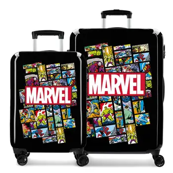 

Luggage Set Comic Marvel rigid 55-68cm Black