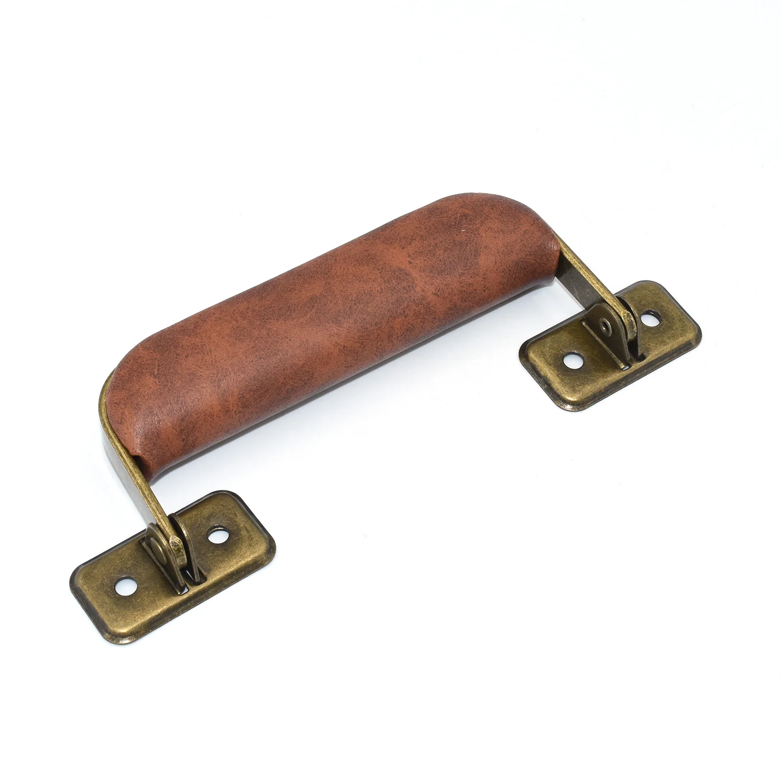 

Brown Handle Replacement Suitcase Luggage Case Handle with Screws Handle Suitcase Side Holder for replacement Furniture Cabinet