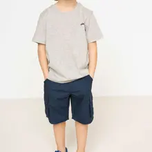 DeFacto/летние модные шорты для мальчиков детские повседневные однотонные свободные короткие штаны высококачественные штаны для мальчиков, цвет синий, хаки, G8394A4Z17SM