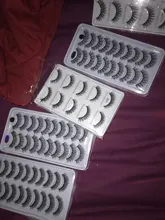 Pestañas postizas naturales, maquillaje largo 3d, extensión de pestañas de visón para belleza 54, 2/5/10 pares