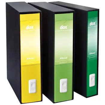 

Dox 5 size lever recorder A4 + yellow (8 recorders) REXEL46.27