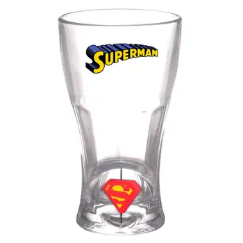 

Glass 3D logo Superman DC Comics