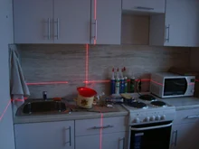 DEKO-Nivel láser serie LL5, herramienta de nivelación de 5 líneas, 6 puntos, luz roja y verde, nivelado automático, Horizontal y Vertical, ajuste de 360 grados, mayor visibilidad