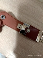 Keyring Pendrive Creativo USB Text Me Metal 16GB 8GB Usb2.0 4GB 32GB 64GB Wrist-Band