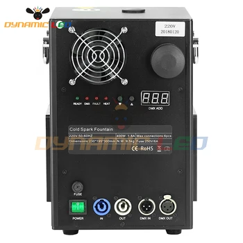 

fire cold spark machine fireworks Wedding Flame Fountain DMX And Remote Control Sparkly Machine