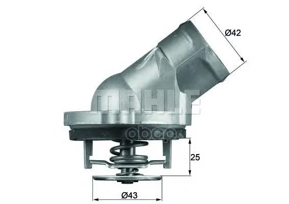Термостат Mb W203/S203 2.4-5.5 01-/C209 3.2-5.5 02-/W211/S211 2.6-3.2 03- Mahle/Knecht Ti4587d Mahle/Knecht арт. TI4587D