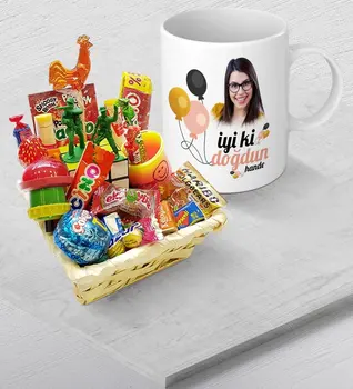 

Personalized happy birthday Nostalgic Tastes and Mug Gift Set-3