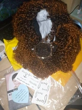 Kinky Curly Wigs Bangs Blonde Cosplay Heat-Resistant Brown Lizzy Synthetic Black Women