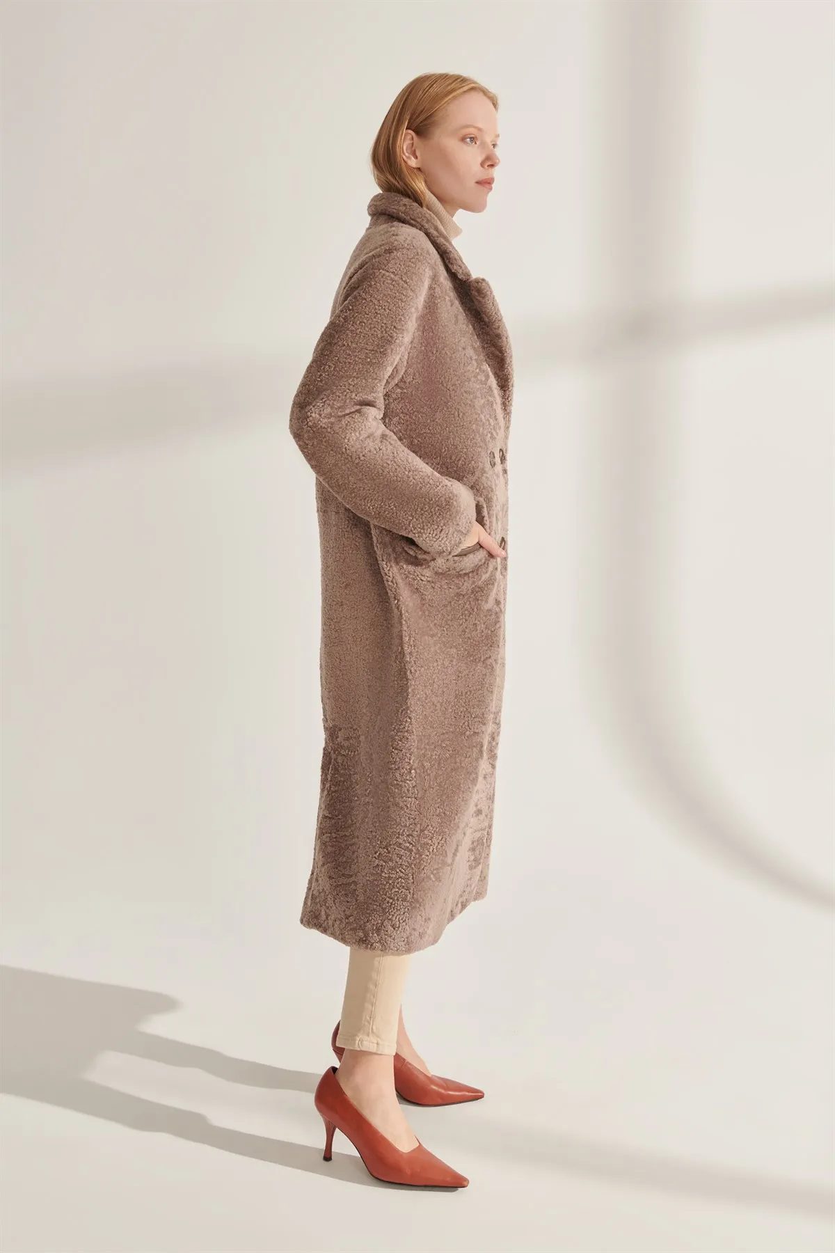 Genuine Fur Jackets Gray Genuine Leather Oversized Coats Women Winter Warm Waterproof Sheepskin Parkas Design New Street Fashion