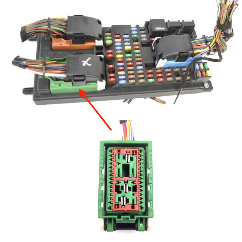 

Green Car Body Control Fuse Box Module BCM Plug Harness For Land Rover Range Rover Sport For Jaguar Ford Mazda