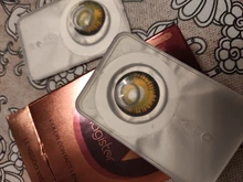 De Halloween Cosplay de contactos lente gato amarillo Manson Serie 2 unids/par anual de lentes de contacto de Color para los ojos maquillaje para Cosplay