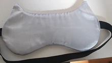 Sombra de ojos de doble cara de seda pura, mascarilla para dormir cubierta parche del ojo, sombra para los ojos, luz escudo para dormir