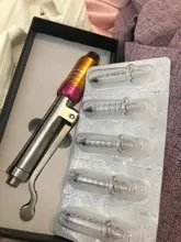 Pistola de inyección sin aguja, Pluma de hialurón, antiarrugas para la piel facial, antienvejecimiento, jeringa de ampolla, relleno labial de ácido hialurónico de 0,3 ml