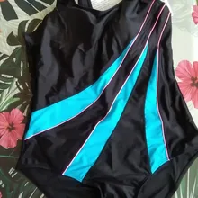 Competition Swimwear Bathing-Suits Patchwork Riseado Racerback Sports Women 