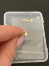 CANNER-Pendientes de plata de ley 925 auténtica para mujer, Mini Pendientes de tuerca de cuatro garras, Diamante de circonita, joyería Coreana de oro