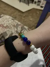 Pulsera de piedra de ojo de tigre de Lava Natural para hombre y mujer, brazalete de terapia de equilibrio curativo, joyería ajustable para rezar, 7 Cuentas de Chakra