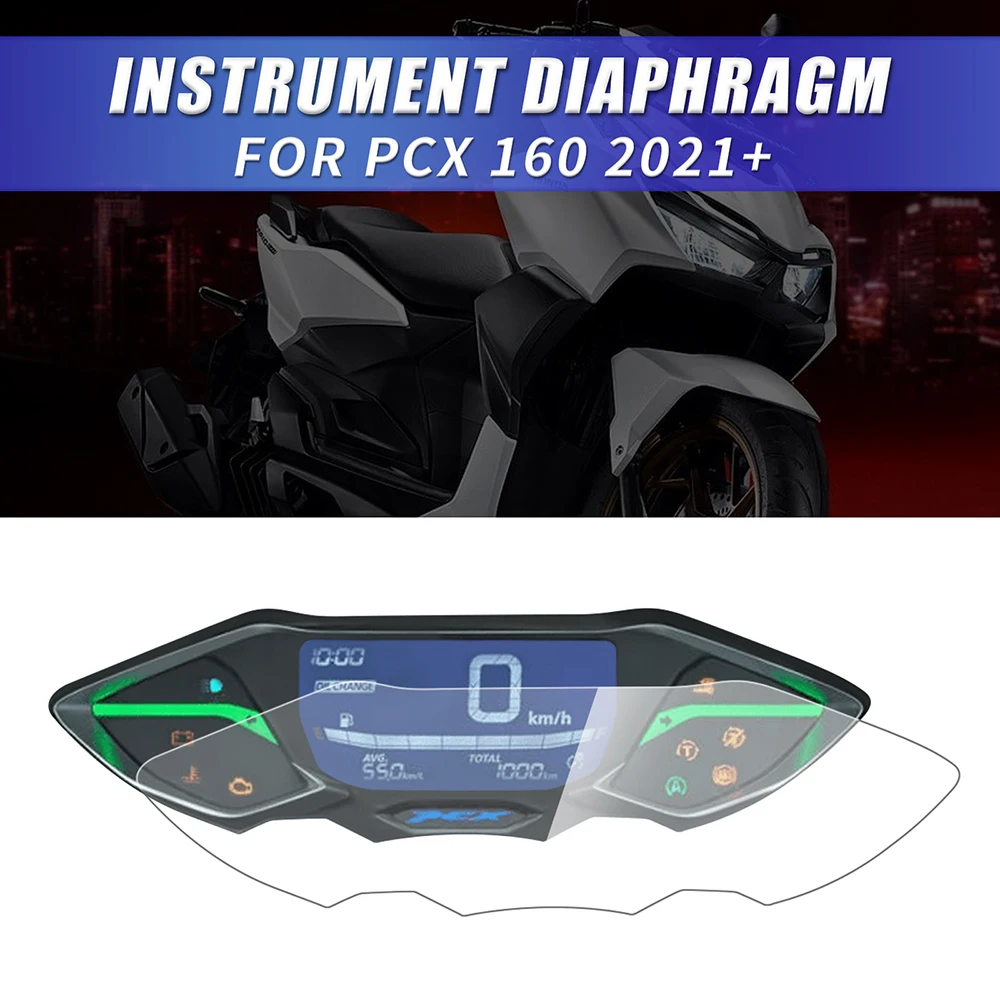 For Honda PCX160 PCX125 2021-2024 PCX 160 125 Motorcycle Instrument Cluster Scratch Protection Film Dashboard Screen Protector