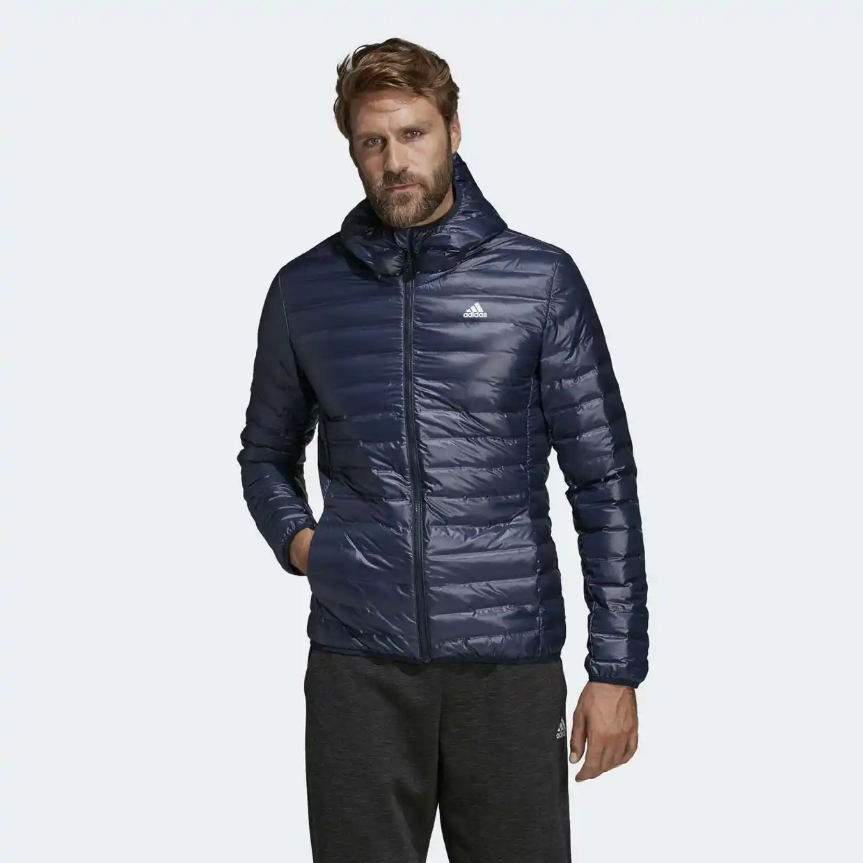 varilite hooded down jacket