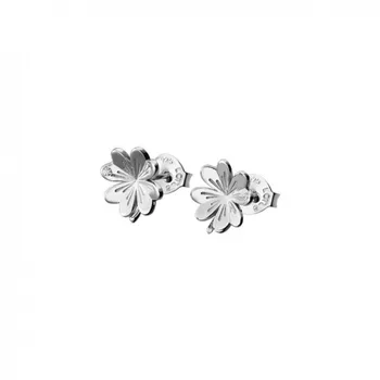 

Lotus earrings Silver in Silver Woman Clover and cubic zirconia LP1994-4/1