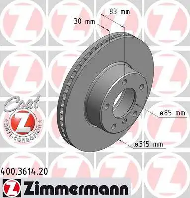 Диск торм. Fr MB G-Class(W461/ W463) VEMO-VAICO V30-80074