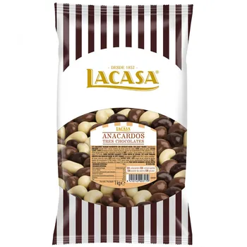 

Cashew lacase three Chocolates · 1Kg.