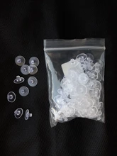 100 unids/lote pendientes de pendiente de silicona ronda enchufe de oído bloqueado tapas pendientes tapones traseros suministros para joyería DIY de la oreja