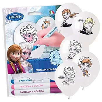 

Frozen - Kit fancy and color-5 balloons balloons with PennarelliGIOCOPLAST3.69
