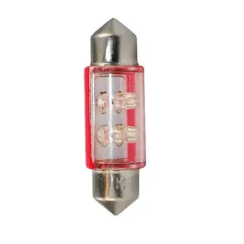 

Set of 10 und. L043R LED lamp L043 - C5W 36mm 4LED 3mm, Red