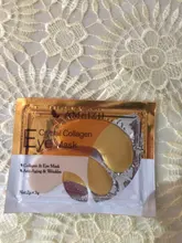 Ameizii 24k Gold Crystal Collagen Eye Masks Dark Circles Remove Moisturizing Skin Care Eye Patches Ageless Gel Mask Eyes Pads