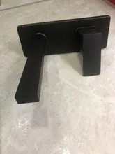 Bathroom Faucet Sink-Tap Basin Mixer Wall-Mounted Brass Matte Black BAKALA Luxury Tap-Lt-320br