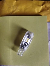 Luz LED para Interior de coche, lámpara de cuña de 12V, T10 W5W, superbrillante, polaridad libre, protección de plástico, smd, para puerta de lectura