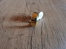 ELSEMODE-anillo de compromiso de acero inoxidable pulido brillante para hombre y mujer, sortija de boda, Color dorado y plateado, 8mm, 316L