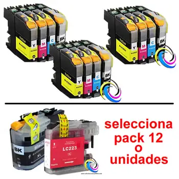 

Brother LC-223 LC223 Pack 12 for J4420DW J4620DW J4625DW J5320DW J5620DW J5625DW J5720DW J480DW J680DW J880DW J4120DW J652DW