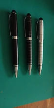 Bolígrafo de tinta de Gel azul y negro, alta calidad, para oficina de estudiante de la escuela, recargas de bolígrafo de papelería, 5 uds., nuevo